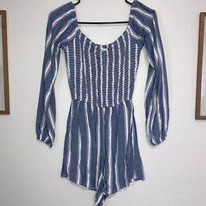 Striped romper - Small
